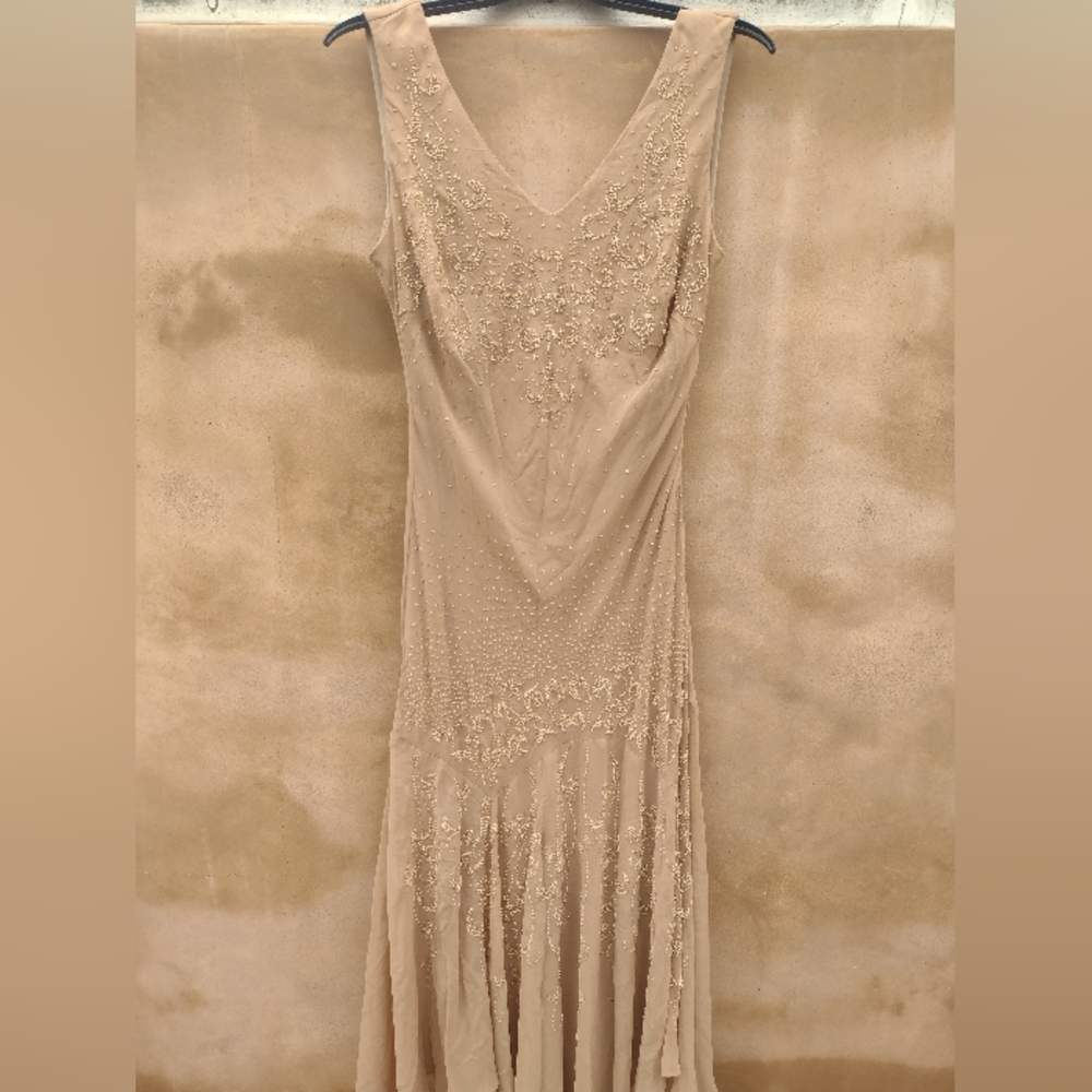 Gold Cicci 90's formal dress